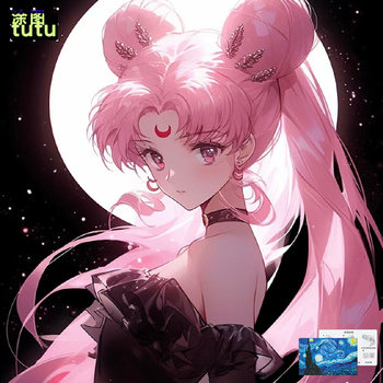 Sufa car stickers sailor moon water ice moon body cute car stickers wound and scratch protection stickers