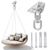 Stainless Steel Rotating Load-Bearing Hook Hammock Fixed