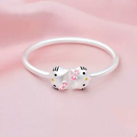 Hello Kitty, hello kitty, детский милый серебряный браслет, семейный стиль, подарок на день рождения