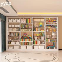 e home steel bookshelf floor-standing bookcase childrens bookshelf library study iron modern simple storage rack