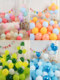 Thickened Non-Toxic Macaron Balloons, Child-Safe, Explosion-Proof, Birthday Scene Decoration, Graduation, Various Colors