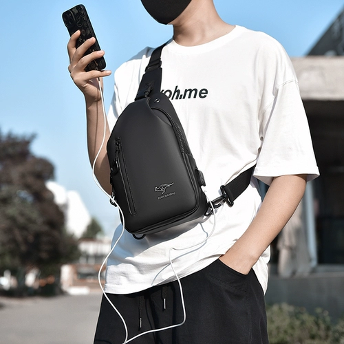 Мужская сумка через плечо, модная нагрудная сумка, рюкзак для отдыха, сумка на одно плечо