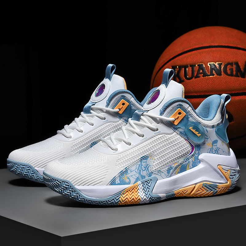 Authentic Trendy Brand Official Men's Shoes Autumn Kobe Breathable Junior High School Student Size 46 Basketball Sneakers Size 47 Large Size 48 James