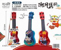 Childrens cartoon small guitar It toy can play the instrument simulation Yukri Riccian instrument Music UKL