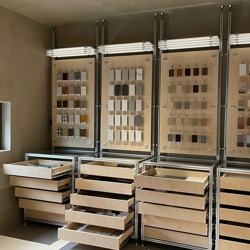 Top-level hole board marine board aluminum profile entrance partition display cabinet bucket cabinet container shelf