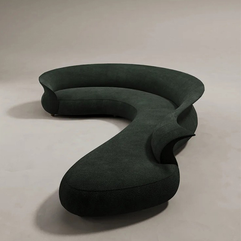 Italian-Style Creative Snake-Shaped Curved Sofa Chair for Living Room, Villa Lobby Reception Model Room, Special-Shaped S-Shaped Sofa Italian-Style Creative Snake-Shaped Curved Sofa Chair for Living Room, Villa Lobby Reception Model Room, Special-Shaped S-Shaped Sofa