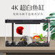 Acrylic Fish Tank Ultra-White Desktop Small Landscaping Aquatic Plant Goldfish Tank Home Living Room Self-Circulating Ecological Aquarium