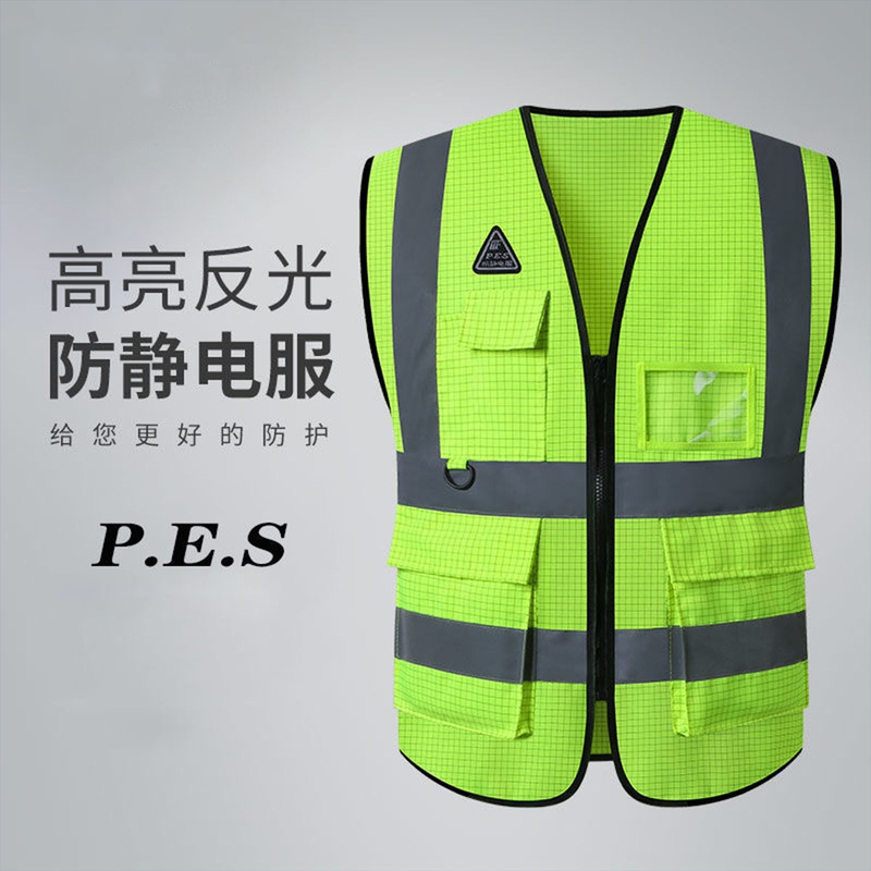Reflective Safety Vest for Construction Sites, Fluorescent Traffic Reflective Clothing, Luminous Construction Jacket, Reflective Vest, Sanitation Uniform
