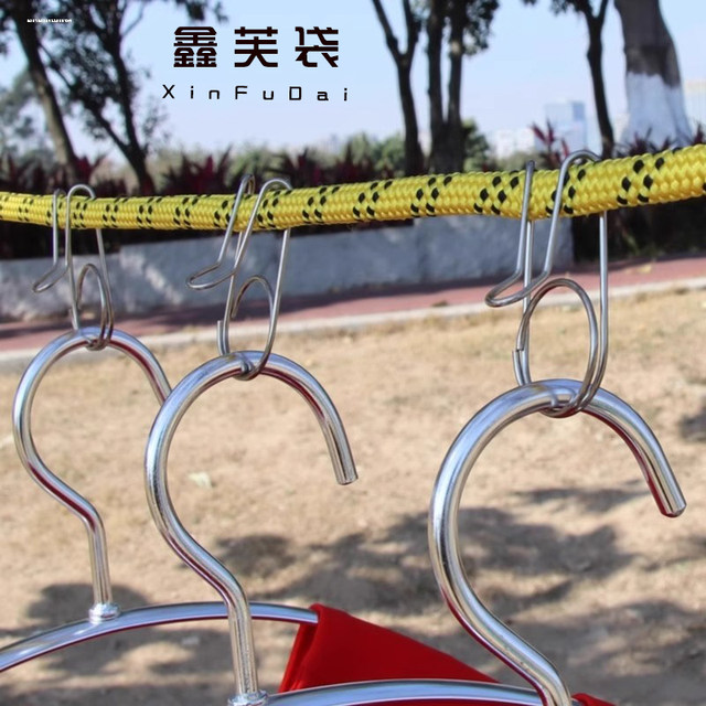 Outdoor Anti-Fall Clothes Hanger Buckle Clem Wire Buckle Windproof Anti-Slip Fixed Buckle Clothesline Outdoor Multi-Functional Clip