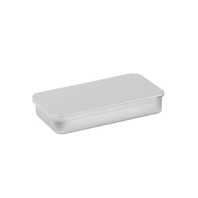 Small Push-Pull Lid Iron Box U Disk Box Outdoor Portable Small Medicine Box Chewing Gum Box Sliding Lid Small Box Popular Balm Box