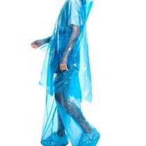Disposable raincoat and rain pants thickened split suit for cycling travel and rafting long full body protection portable poncho