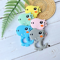 1pcs Dinosaur Shaped Food Grade Silicone Baby Teethers Penda