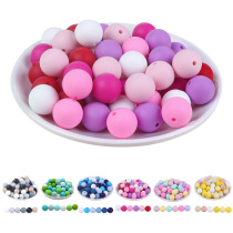 BOBO BOX 12mm 20pcs Silicone Beads Round Ball Pearl Food Gra