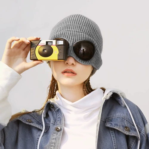 Шляпа из коляска с очками для мужчин и женщин в зимней шляпе, n