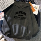 Hawkins Hoodie Мужчина женское модное пальто для мальчиков. Магазины дети, бедро