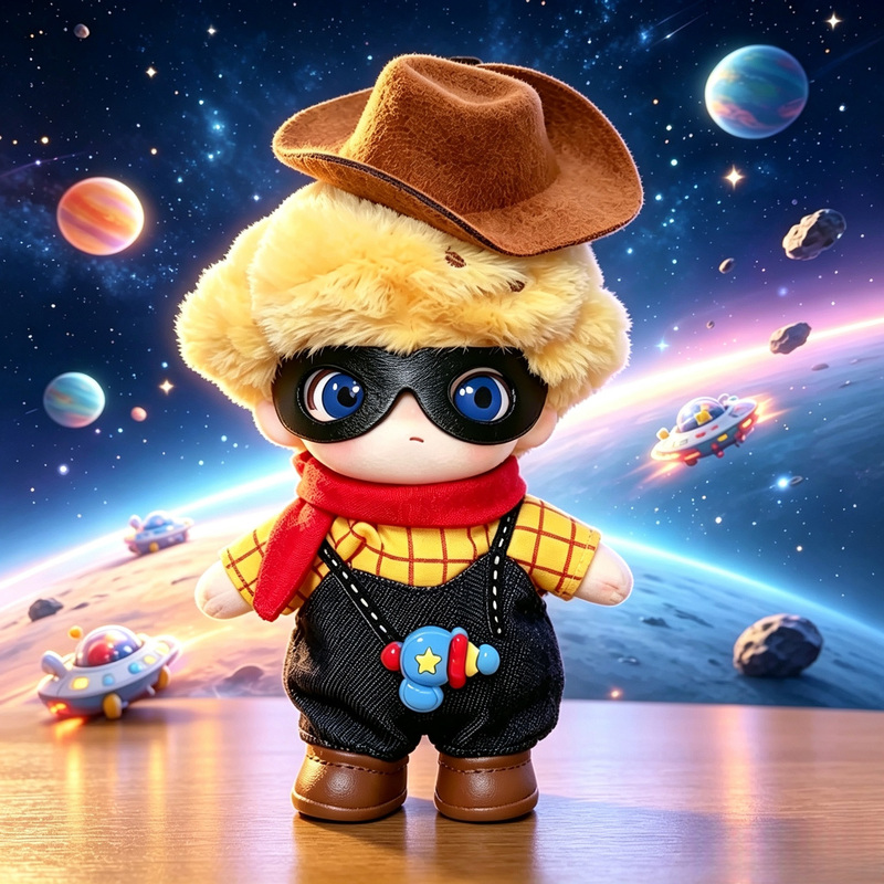 Dimoo Doll Clothes Pixar Series 10cm Clothing Doll Sullivan B. Little Flying Clothing Set