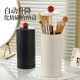 Makeup brush storage barrel dustproof and cover automatic lifting brush bucket desktop cosmetic eyebrow pencil beauty brush storage box