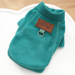 Dog Clothes for Autumn and Winter, Suitable for Teddy, Bichon, Pomeranian, French Bulldog, Small Dogs, Puppies, and Cats, with Leash Attachment, Warm Fleece for Winter