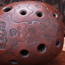 Xun ten-hole double-chambered Xun egg Xun pottery Xun double-chambered Xun washable Xun instrument starting from the right in the key of F