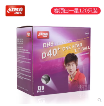 DHS 卓球トップ 新素材 ワンスター D40+ トレーニング用 耐久性卓球ボール 120個