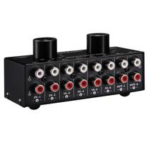 6-in 2-out sound source signal selection switcher headphone speaker switch bidirectional switching 2 in 6 out of no loss