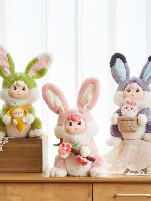 Celebrity Electric Rabbit Plush Toy Doll Singing Soothing Children's Gift Birthday Christmas New Year Gift