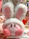 British Vockoo Kirby Keychain Cute Plush Doll Bag Bunny Ears Toy Backpack Pendant