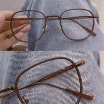 High-end anti-blue light flat mirrors for women not picky about the face shape super white slimming and good-looking myopia glasses frame
