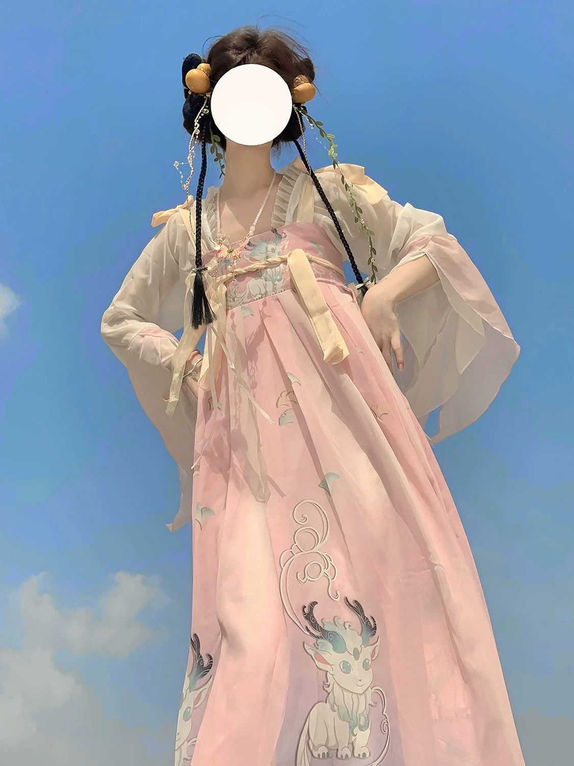 Genuine Hanfu, summer set, Chinese style