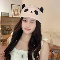 Confinement headband summer thin face wash special cotton pregnant women postpartum sitting scarf spring and summer fashion cute hat windproof