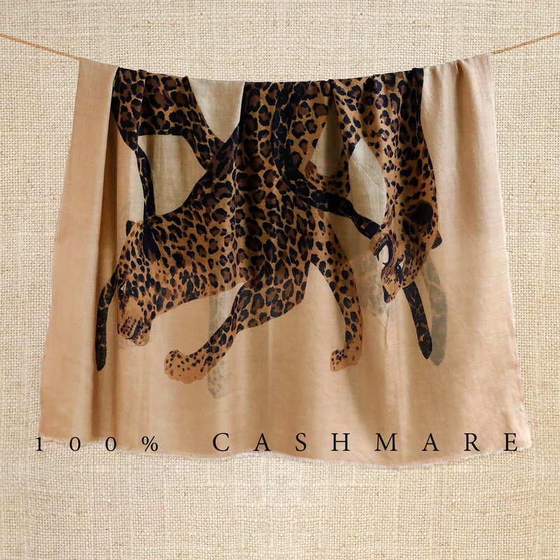 Yi Mengling's Same Style, Old Money Style Leopard Print 100% Sheep Wool Large Shawl, Sun Protection, Air Conditioning, Leopard Print Scarf, Neck Warmer