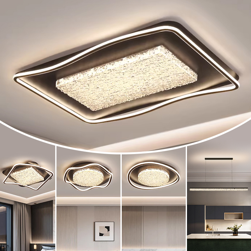 Modern Minimalist Living Room Ceiling Lamp 2026 New Model Light Luxury High-End Creative Minimalist Whole House Lighting Package Set