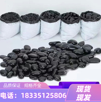 Chongqing high throw black pebbles small black stone courtyard paving rain flower stone cobblestone gardening balcony decoration