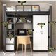 Combined bed, bed, desk and desk, university dormitory apartment, single, iron art high-rise bed, small apartment staff dormitory bed