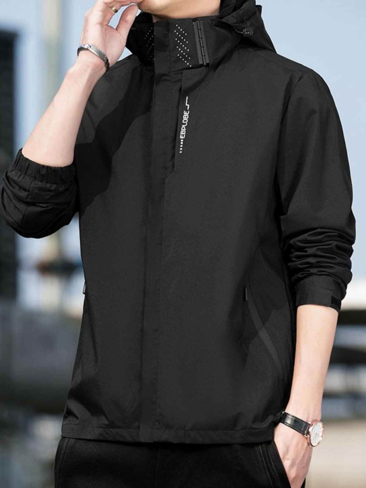 Tongzhou Paul's New Sports Paul Jacket, Hooded Jacket, Outdoor Mountaineering, Windproof, Waterproof, Anti-Fouling, Couple's Outfit