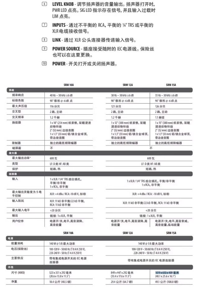 TANNOY天朗 SRM15A插图6