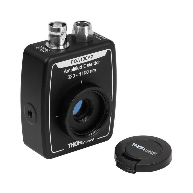 Thorlabs Pda100A2/Pda36A2 Silicon Photodetector with Adjustable Gain