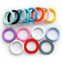 5pcs Baby 65mm Silicone Ring Teether Beads Food Grade BPA Fr