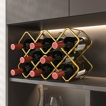 Немецкая красная винная стойка Swing Piece Home Creative Grid Wine show laws Wine CAB