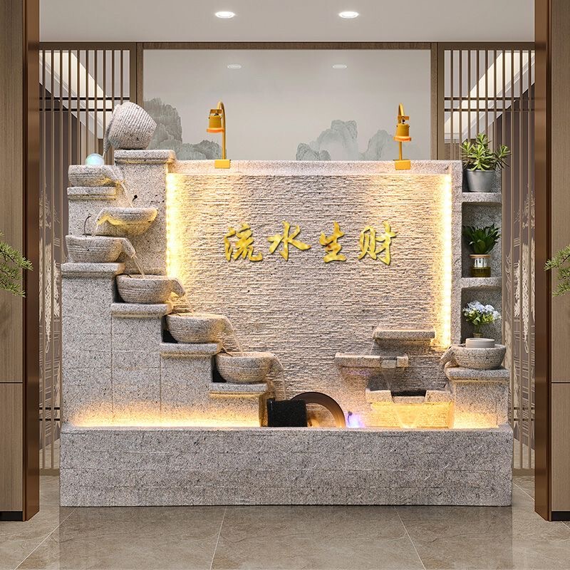 Hot-Selling Rockery Water Fountain Floor-Standing Ornament for Living Room Entrance Water Curtain Screen Courtyard Wealth-Attracting Circulating Water Landscape Hot-Selling Rockery Water Fountain Floor-Standing Ornament for Living Room Entrance Water Curtain Screen Courtyard Wealth-Attracting Circulating Water Landscape