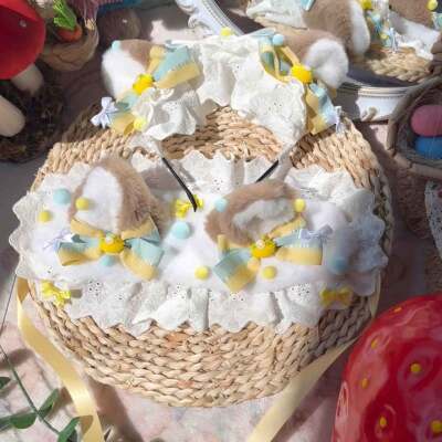 In-stock drop: Original new Goodcat Lemon Lolita dress accessories from Cheese Miaomiao