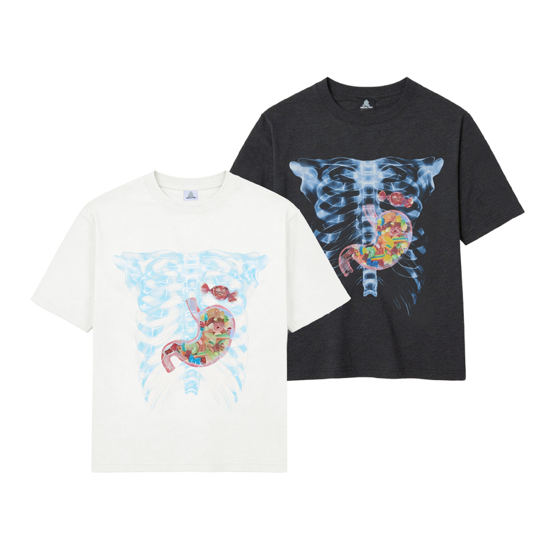 Mental Free X-Ray Skeleton Candy Short-Sleeve Tee