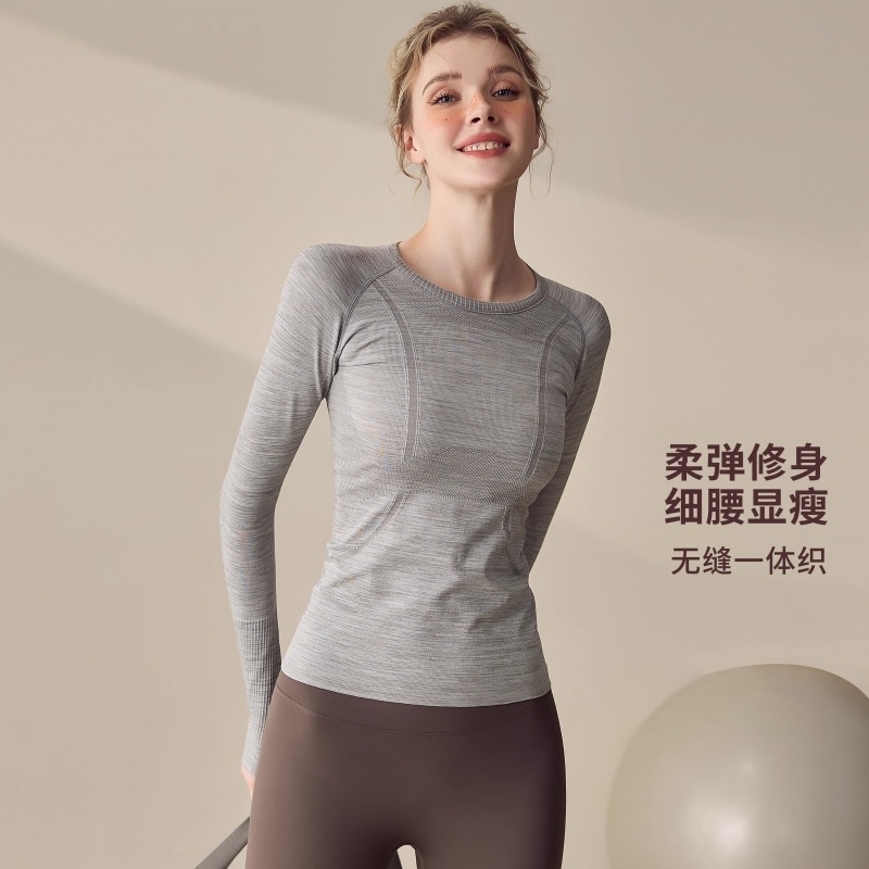 Iuiu Yogo Sports Long-Sleeved Running T-Shirt Women's Quick-Drying Breathable Yoga Wear Pilates Training Fitness Top Iuiu Yogo Sports Long-Sleeved Running T-Shirt Women's Quick-Drying Breathable Yoga Wear Pilates Training Fitness Top