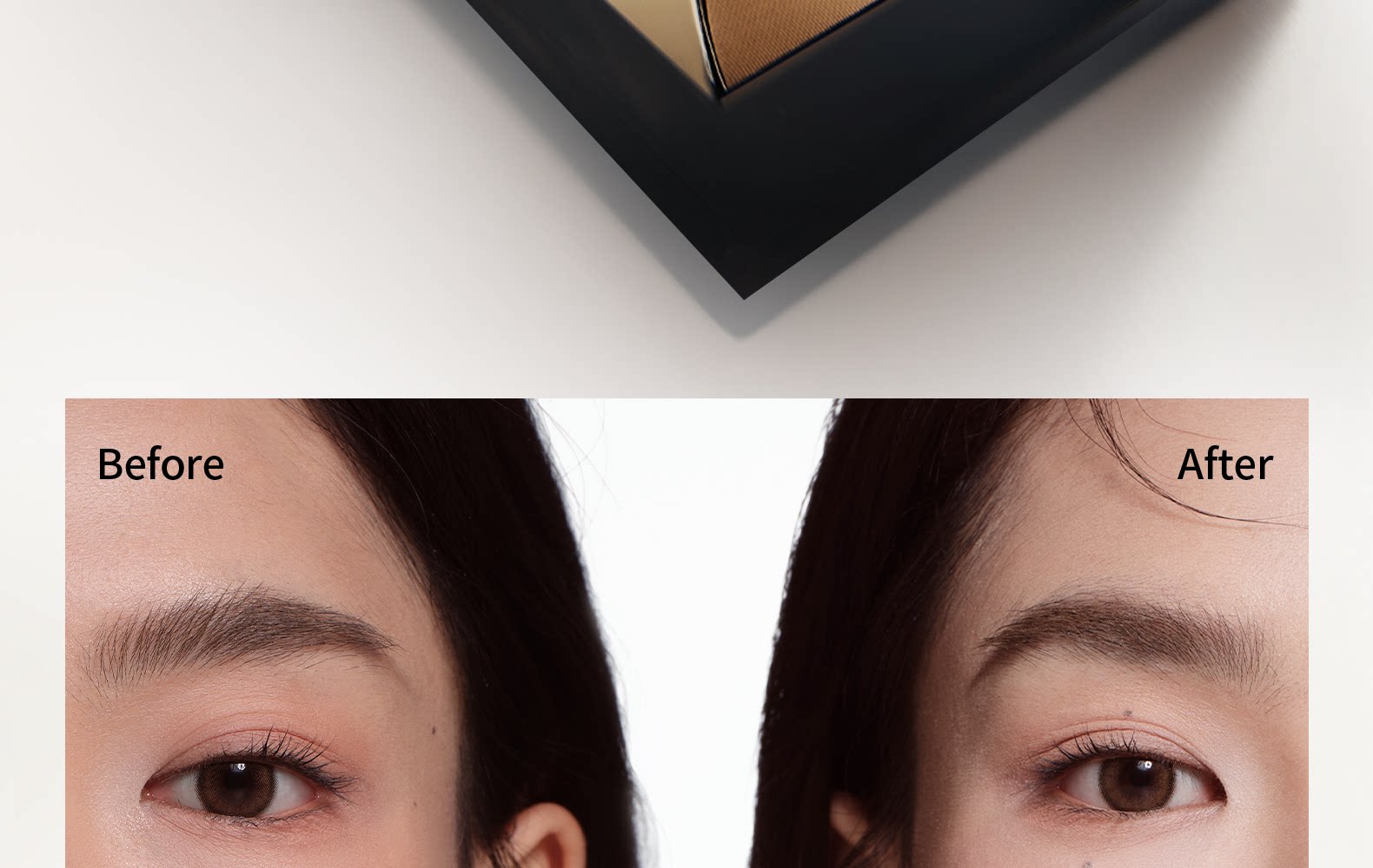 木柯诗 三色修容盘  哑光高光一体盘  化妆师专用鼻影阴影侧影  01#  9g