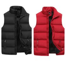 Mens Bubble Padded Vest Jackets 2024 Autumn Winter Warm Zipp