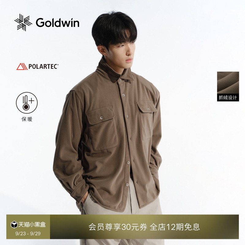 【Autumn and Winter New Products】Goldwin Fleece Shirt Jacket Polartec Warm Casual Jacket Unisex 【Autumn and Winter New Products】Goldwin Fleece Shirt Jacket Polartec Warm Casual Jacket Unisex