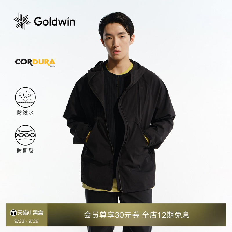 [New Colors for Autumn and Winter] Goldwin Lightweight Water-Repellent Jacket Cordura Tear-Resistant Softshell Jacket for Men and Women