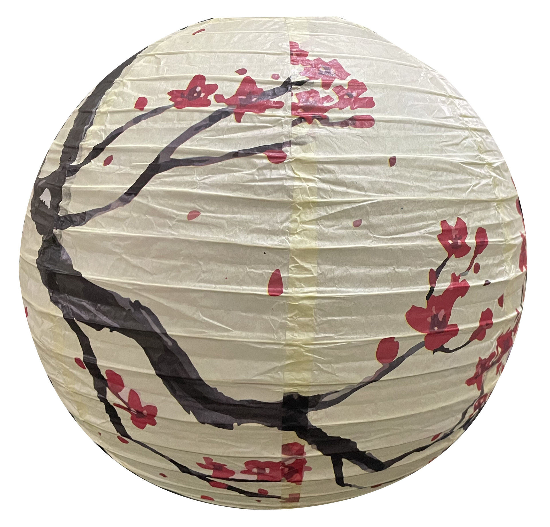 Китайский фонарик 1pc printed flower round paper lantern wedding birthday part