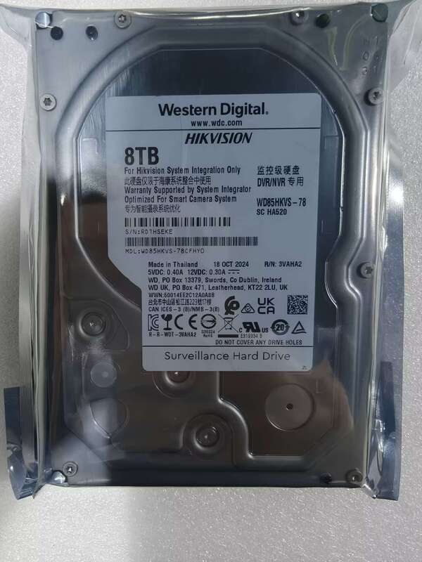 Western Digital Wd85Hkvs-78 8t Surveillance Hard Drive 8t Mechanical Hard Drive Sata Interface Western Digital Wd85Hkvs-78 8t Surveillance Hard Drive 8t Mechanical Hard Drive Sata Interface