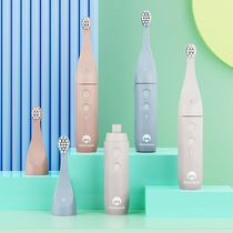 Baby Sonic Electric Toothbrush Soft-bristled Childrens 1-2 Years Old Waterproof 3 Years Old and Over 5-6 Years Old Rechargeable Finger Brush